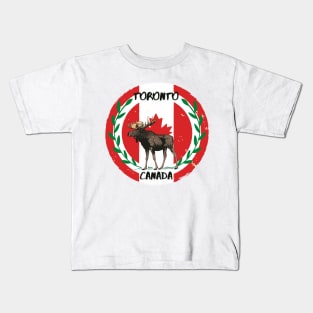Toronto Canada moose Kids T-Shirt